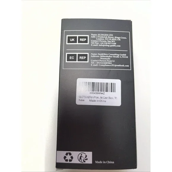 Iphone 16 Pro Case W Card Holder Kickstand Slide Camera Lens Cover 6.3" Blk - Picture 4 of 9